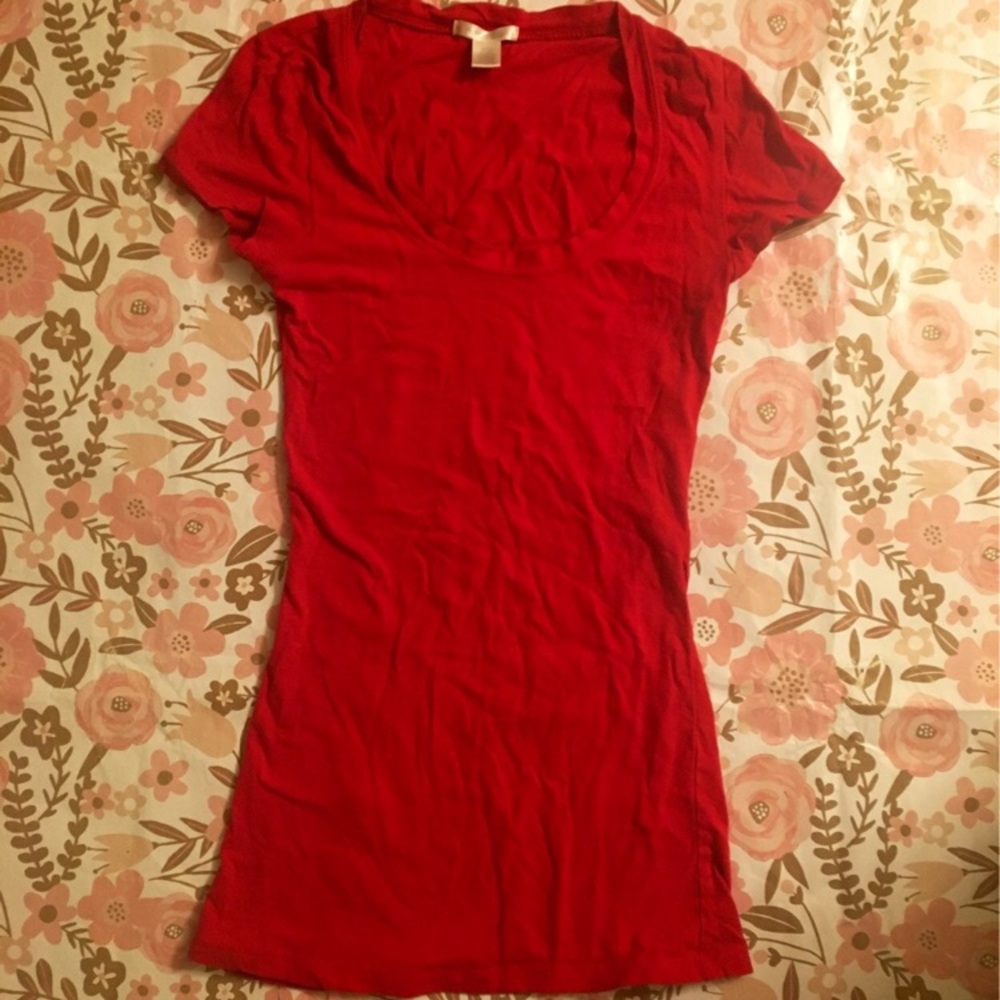 Plain Red Shirt